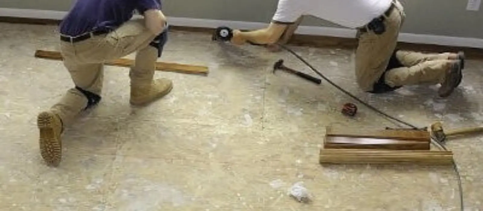 Drywall and ceiling repair underway in a South Gate, CA home